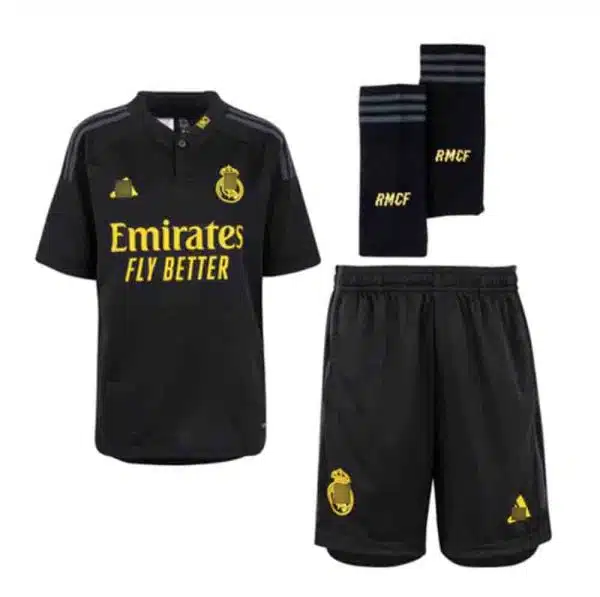 Camiseta adidas 3a Real Madrid 2023 2024 negra