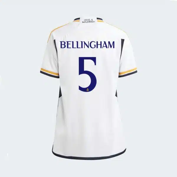 camiseta bellingham real madrid 2024 local blanca dorsal