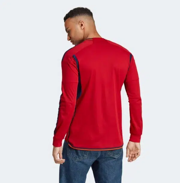 camiseta manga larga roja españa 2022