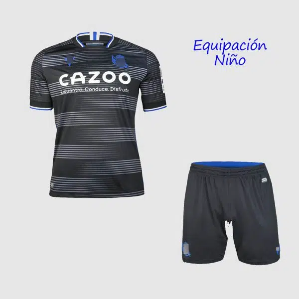 equipacion niño real sociedad 2023 visitante barata