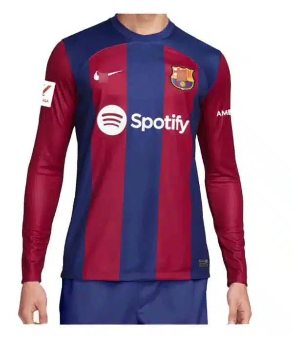 camiseta barcelona manga larga 2024