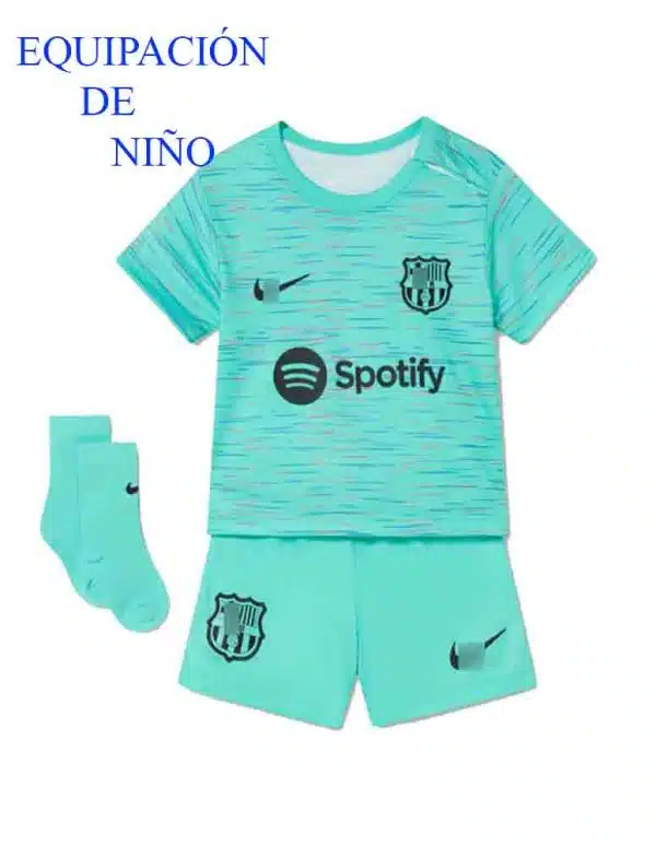 2ª Equipacion Niño Barcelona 2024 ✓ ENVIO GRATIS