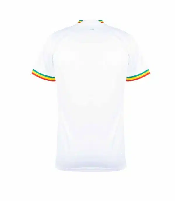 camiseta senegal 2023 local blanca de espaldas barata