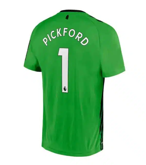camiseta portero everton 2023 verde de espaldas barata