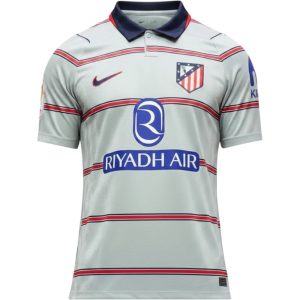 Imagen de la camiseta alternativa del Atlético de Madrid para la temporada 2026-2027. Tercera equipación oficial de adulto.
