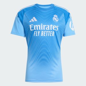 Camiseta Camavinga visitante Real Madrid 2024 5 Camiseta oficial de portero Real Madrid 2025/2026 azul. Diseño exclusivo para guardametas, versión adulto.