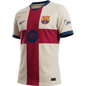 nueva camiseta barcelona 4 equipacion cruz san jordi