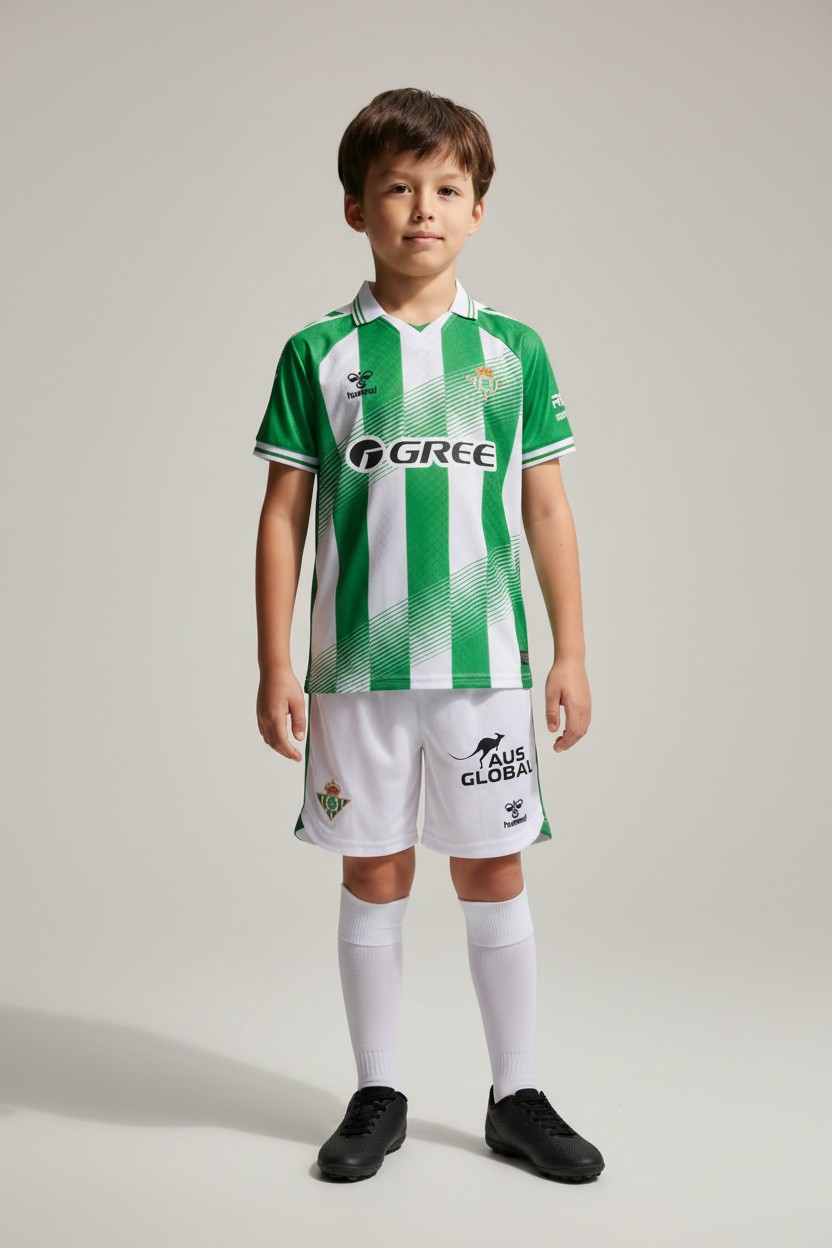 1ª EQUIPACIÓN BETIS NIÑOS 2027 1 equipacion niño betis 2027