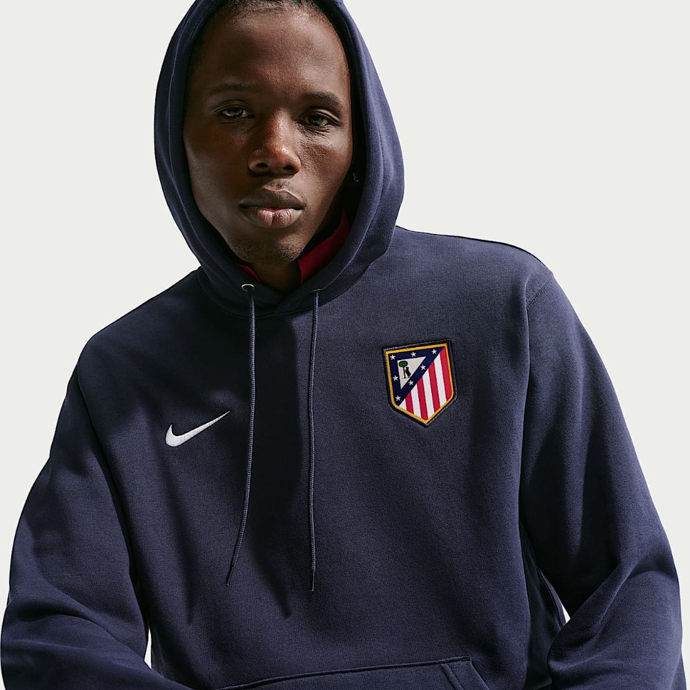 Sudadera Atlético de Madrid 3 Sudadera del Atlético de Madrid versión Club para adulto. Ropa oficial de entrenamiento y paseo del Atleti para aficionados.