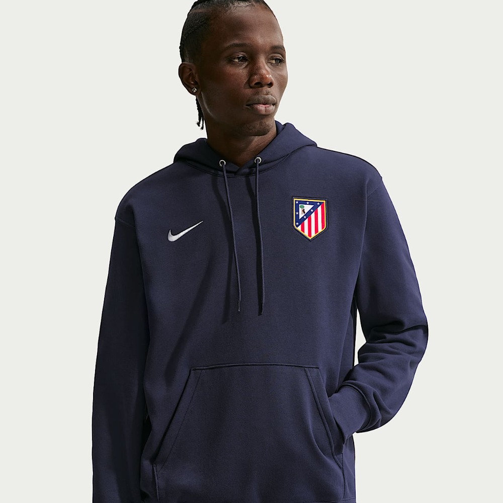 Sudadera Atlético de Madrid 1 Sudadera del Atlético de Madrid versión Club para adulto. Ropa oficial de entrenamiento y paseo del Atleti para aficionados.
