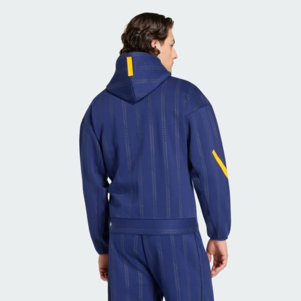 SUDADERA ESPAÑA 2026 ADIDAS Z.N.E. 2 Sudadera oficial de fútbol España 2026 Adidas Z.N.E. para adulto. Comodidad y estilo antes del partido.