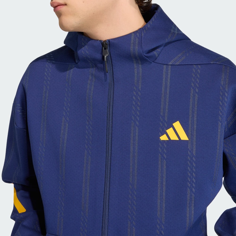 SUDADERA ESPAÑA 2026 ADIDAS Z.N.E. 5 Sudadera oficial de fútbol España 2026 Adidas Z.N.E. para adulto. Comodidad y estilo antes del partido.