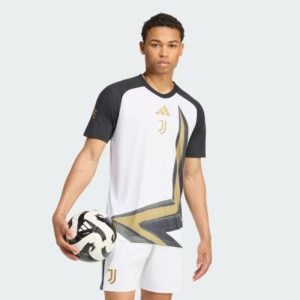 Camisetas Juventus Baratas 68 Camiseta de calentamiento oficial de la Juventus para la temporada 2026-2027. Diseño pre-partido del equipo bianconero.