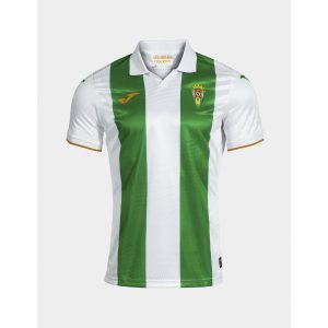 Camiseta de la primera equipación del Córdoba CF para la temporada 2026/2027. Modelo de adulto con diseño blanquiverde oficial.