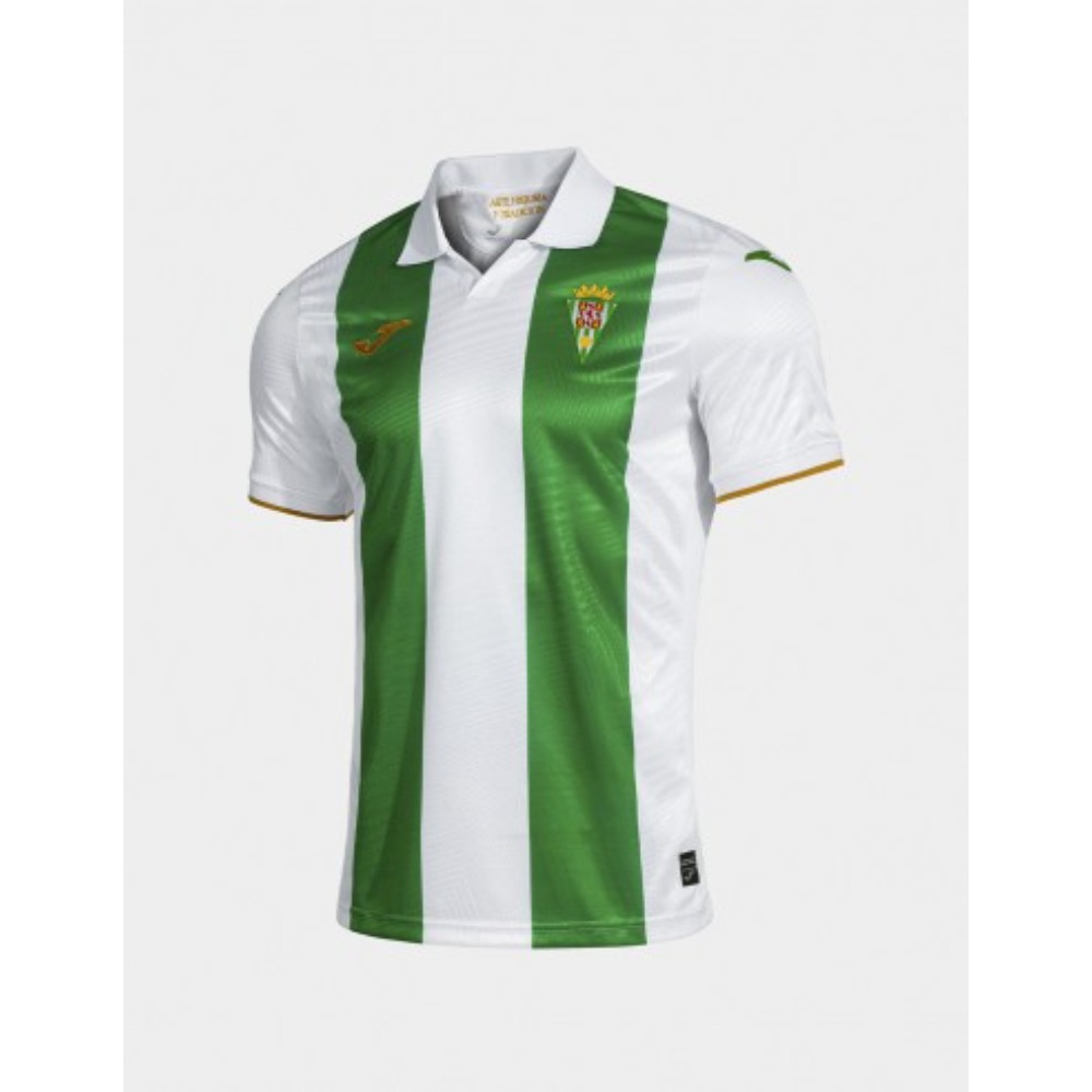 Camiseta Cordoba 2026/2027 4 Camiseta de la primera equipación del Córdoba CF para la temporada 2026/2027. Modelo de adulto con diseño blanquiverde oficial.