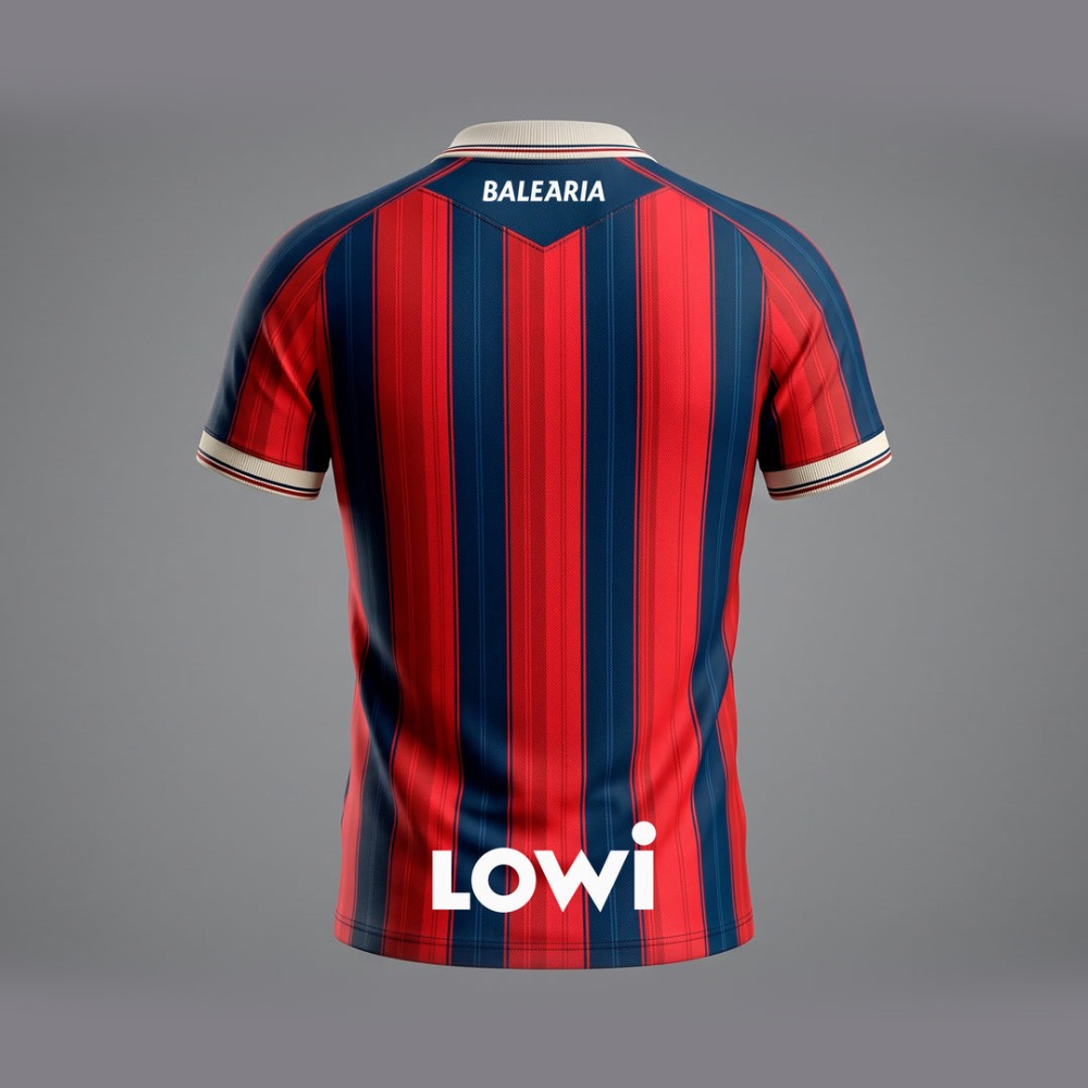 Camiseta Levante 2026/2027 4 Camiseta oficial de la primera equipación del Levante UD para la temporada 2026/2027. Modelo de adulto con diseño azulgrana.