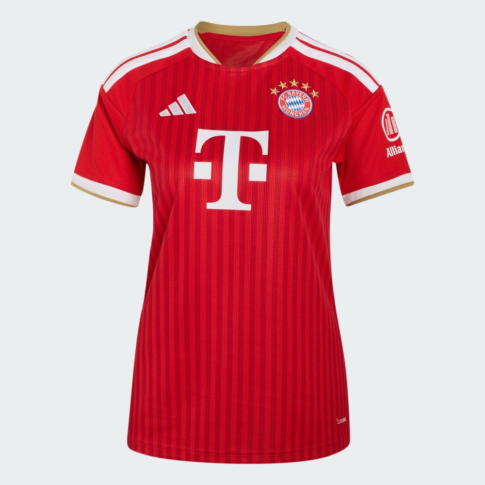 Camiseta Mujer Bayer Munich 26/27 4 Camiseta de mujer del Bayer Munich para la temporada 26/27. Primera equipación oficial con corte y diseño femenino.