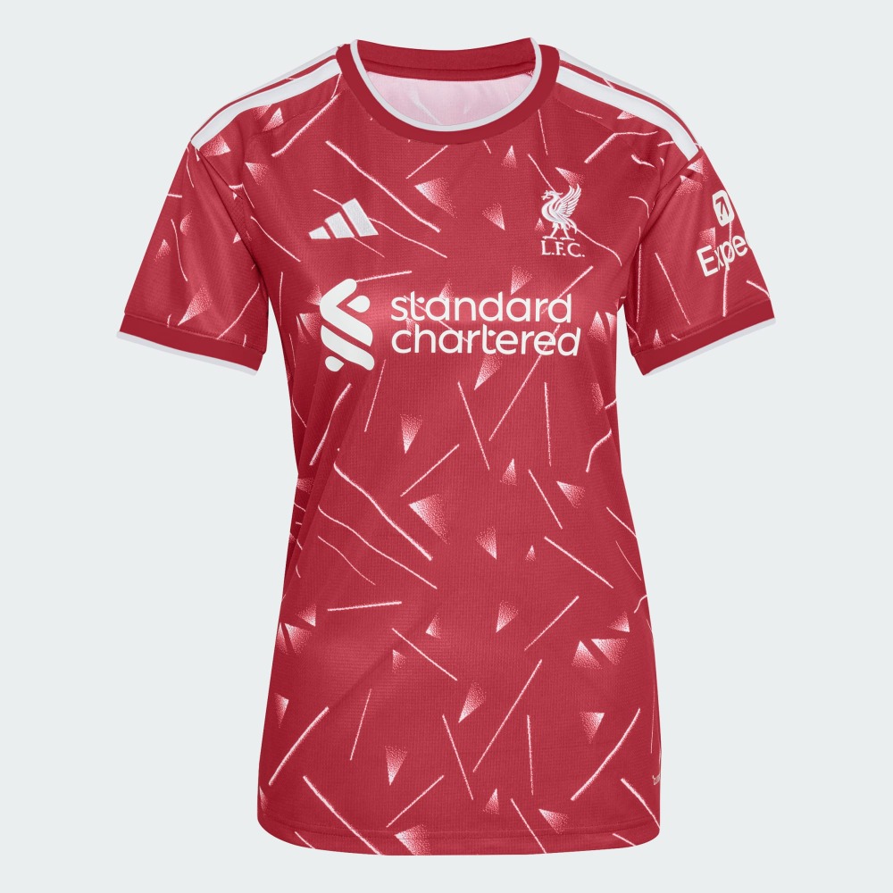 CAMISETA MUJER LIVERPOOL 26/27 4 Camiseta de la primera equipación del Liverpool FC para mujer, temporada 2026-2027. Diseño oficial en rojo y blanco.
