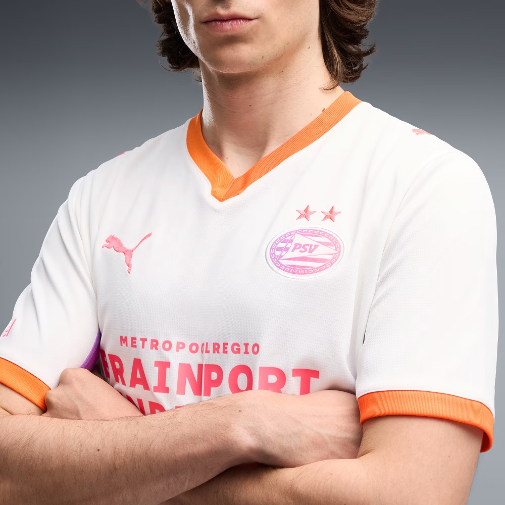 Camiseta PSV Eindhoven 2.ª equipación 26/27 2 Camiseta de fútbol del PSV Eindhoven, segunda equipación para la temporada 2026-2027. Diseño para adulto de la equipación visitante.