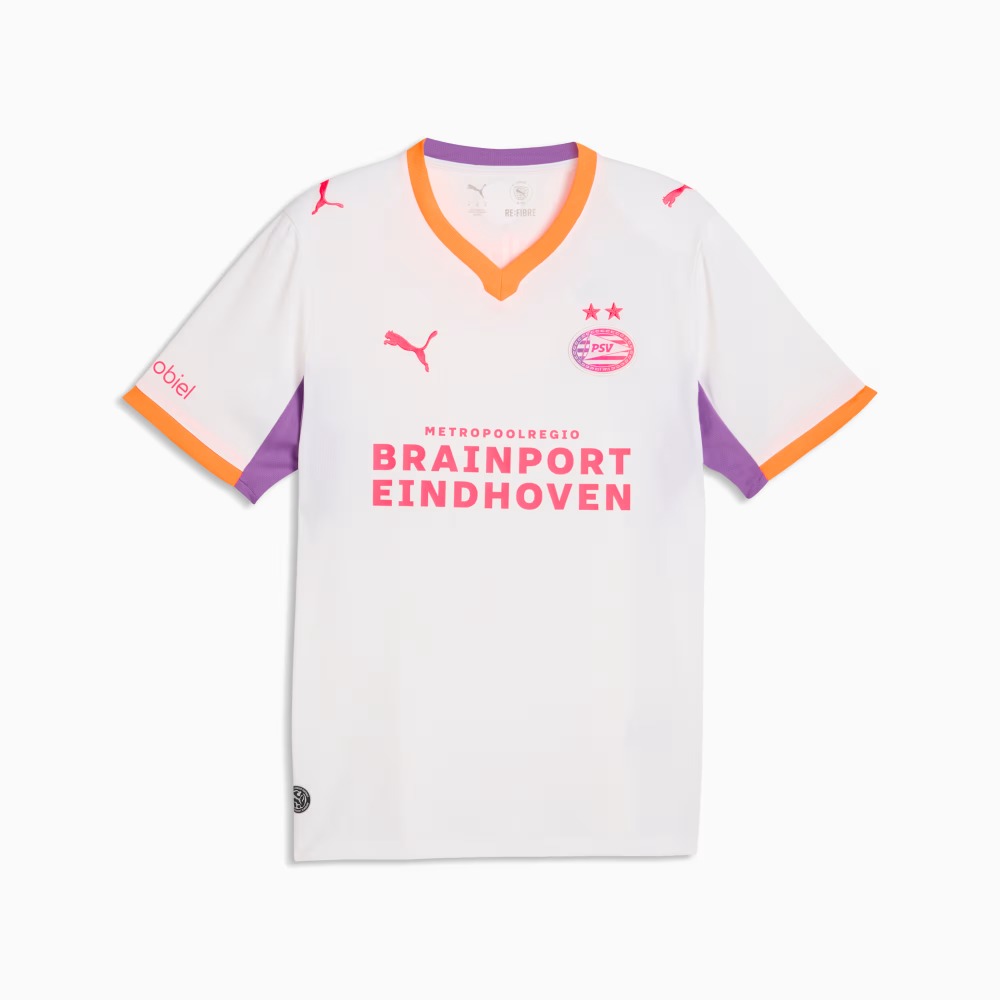 Camiseta PSV Eindhoven 2.ª equipación 26/27 5 Camiseta de fútbol del PSV Eindhoven, segunda equipación para la temporada 2026-2027. Diseño para adulto de la equipación visitante.