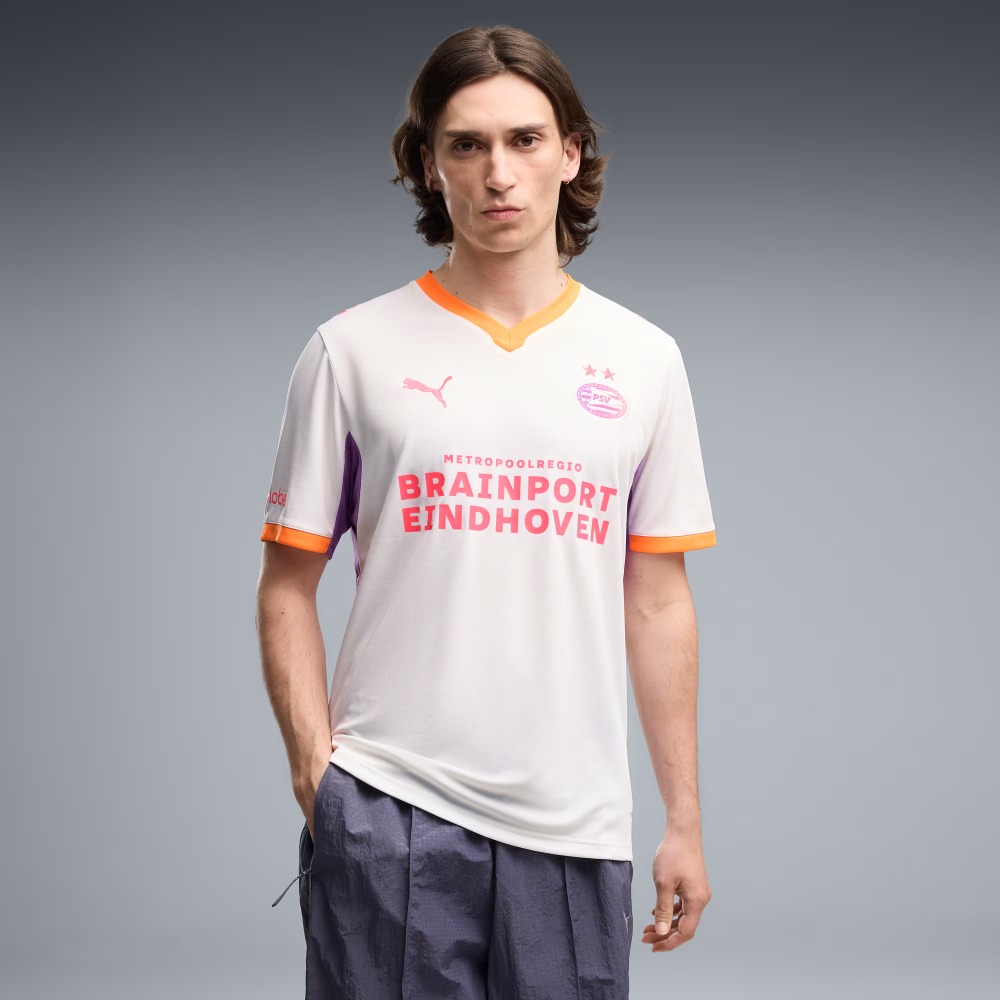 Camiseta PSV Eindhoven 2.ª equipación 26/27 1 Camiseta de fútbol del PSV Eindhoven, segunda equipación para la temporada 2026-2027. Diseño para adulto de la equipación visitante.