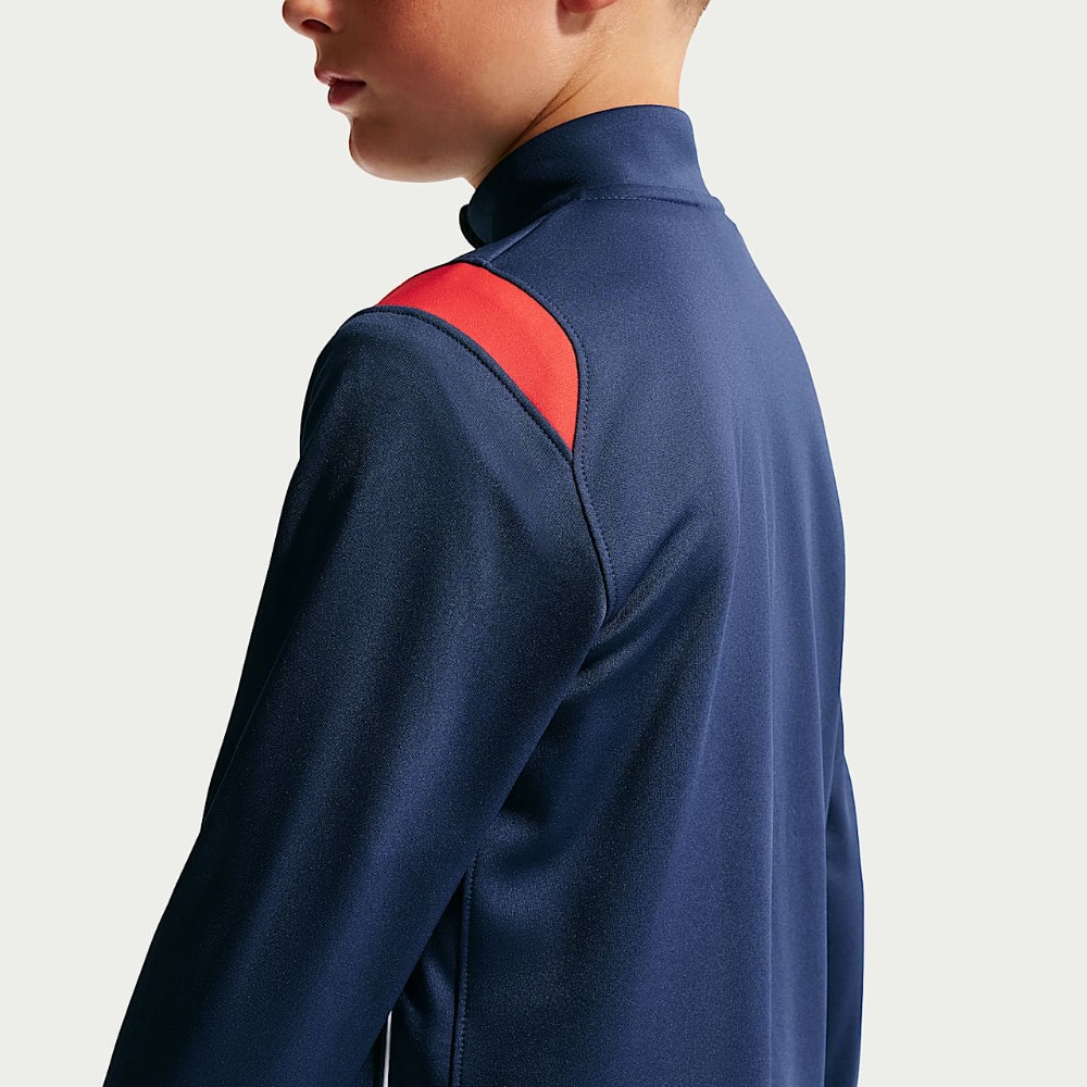 Chándal Niño Paris Saint-Germain 26/27 3 Chándal de fútbol para niño del Paris Saint-Germain, temporada 2026/2027. Conjunto oficial de la primera equipación.