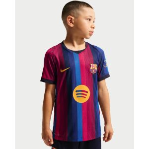 Camisetas del Barcelona 2026-2027 3 Primera equipación para niños del FC Barcelona 2027. Camiseta oficial de fútbol blaugrana para los más jóvenes aficionados.
