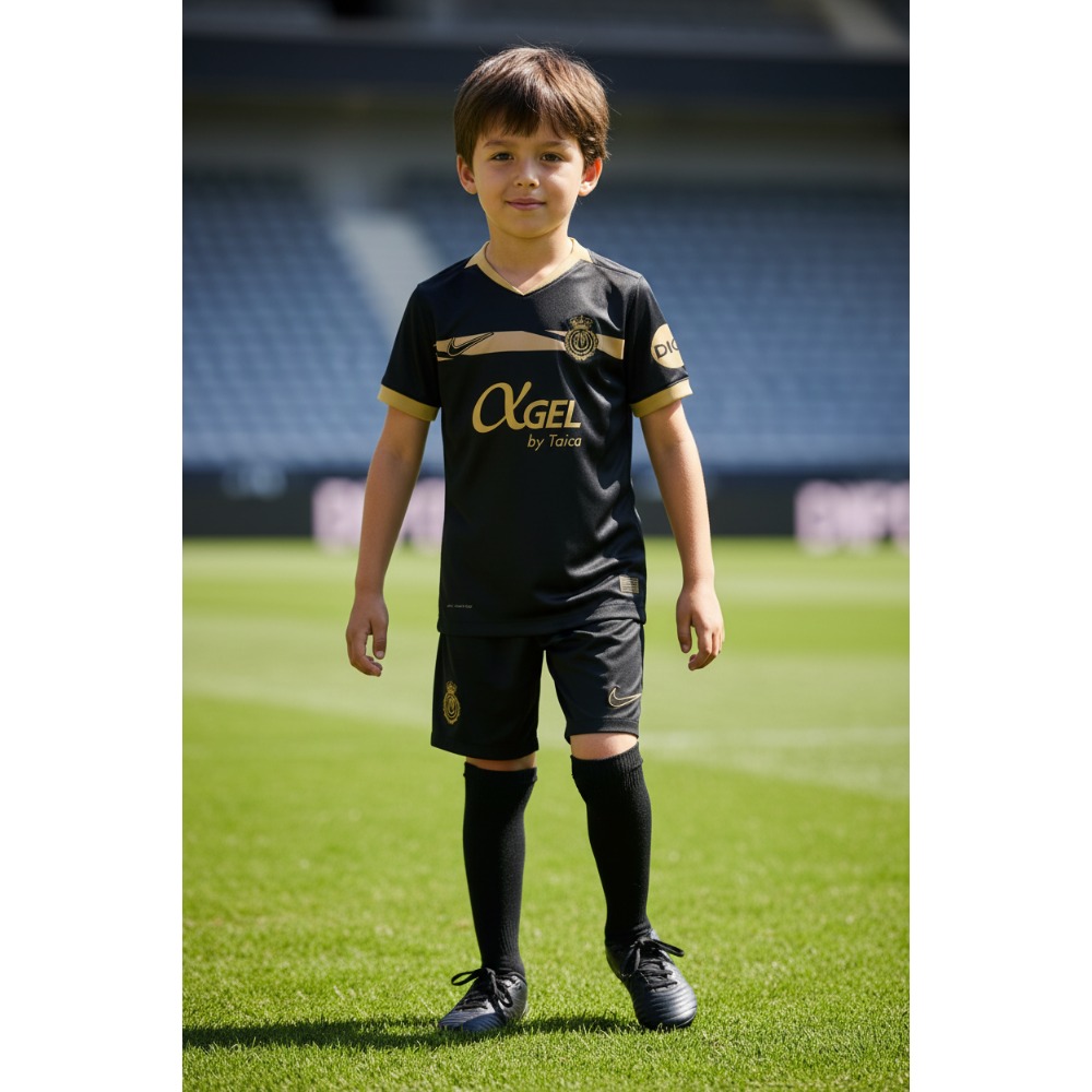 2ª Equipación Mallorca Niños 26-27 1 Segunda equipación del RCD Mallorca para niños de la temporada 2026-2027. Camiseta de fútbol oficial para los más pequeños.