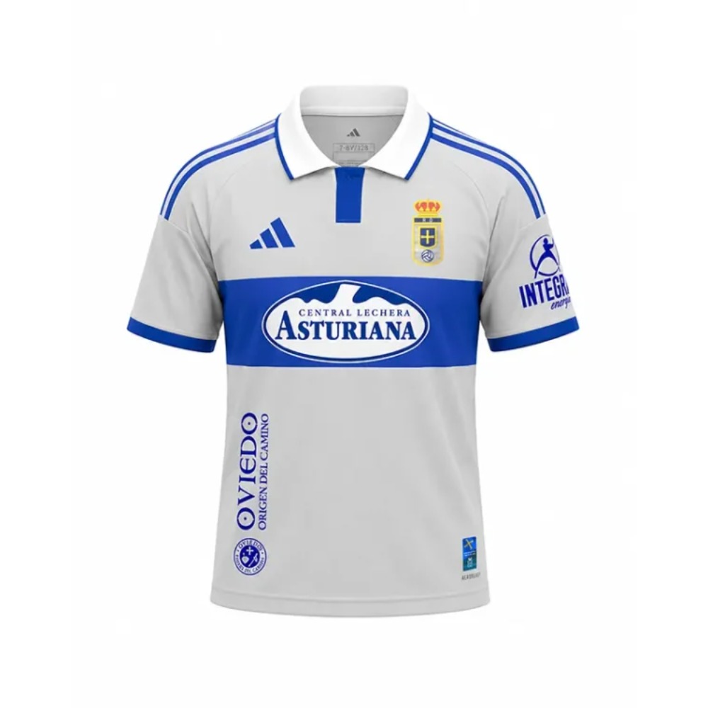 3ª Equipación Oviedo 2026/27 4 Tercera equipación del Real Oviedo para la temporada 2026/27. Camiseta de fútbol oficial para aficionado.