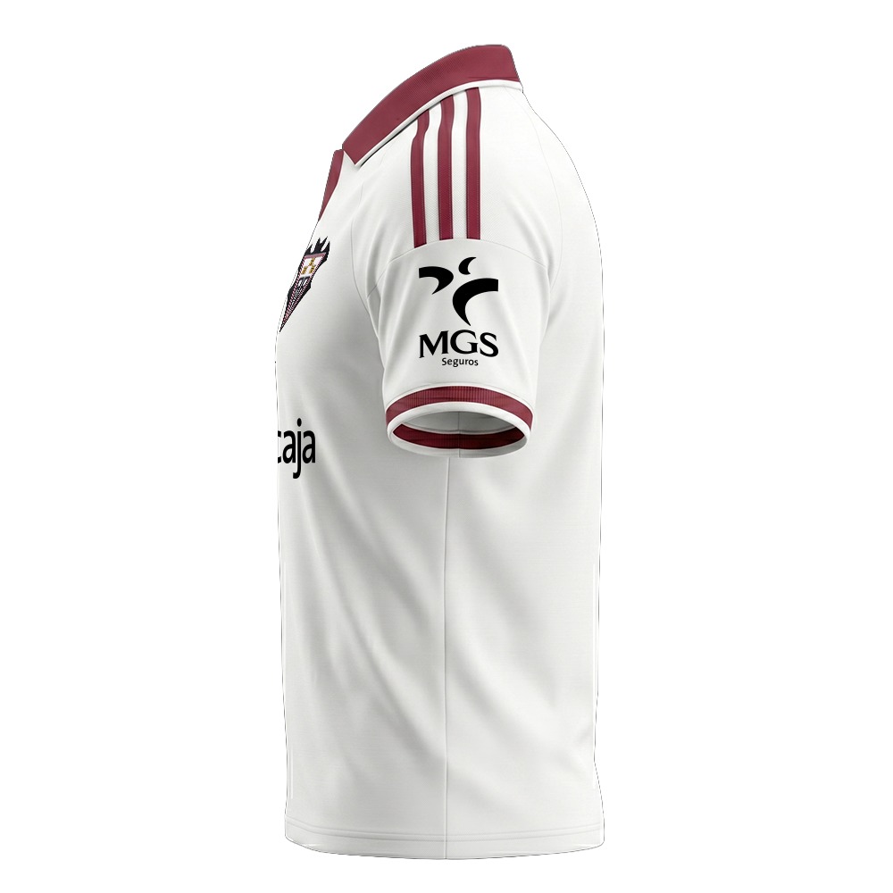 Camiseta Albacete 2026/27 2 Vista frontal de la camiseta de la primera equipación del Albacete Balompié para la temporada 2026/27, versión de adulto.
