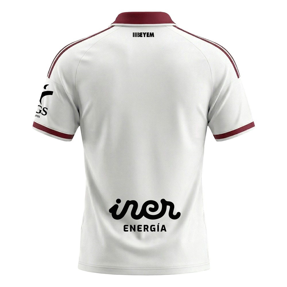 Camiseta Albacete 2026/27 3 Vista frontal de la camiseta de la primera equipación del Albacete Balompié para la temporada 2026/27, versión de adulto.