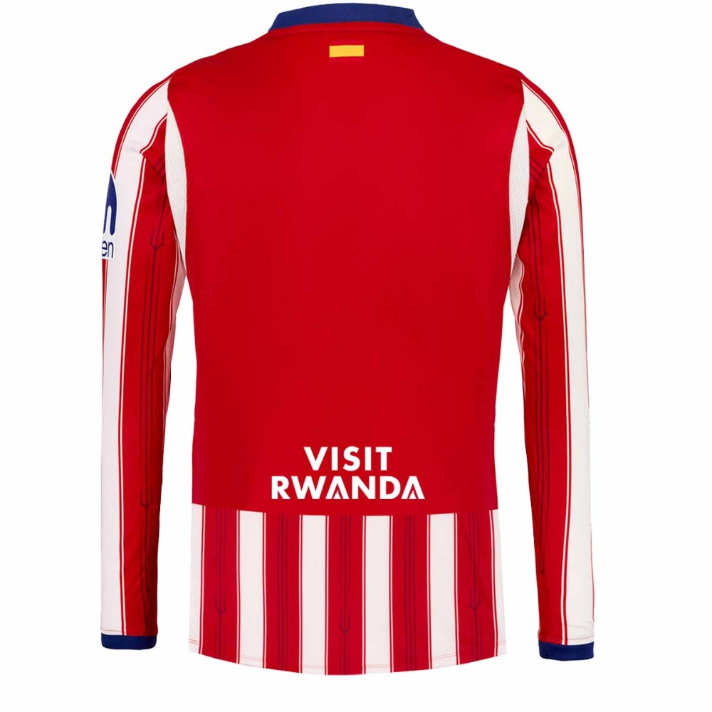 Camiseta Atlético de Madrid Manga Larga 26/27 3 Camiseta de la primera equipación del Atlético de Madrid para la temporada 26/27, versión de manga larga para adulto.