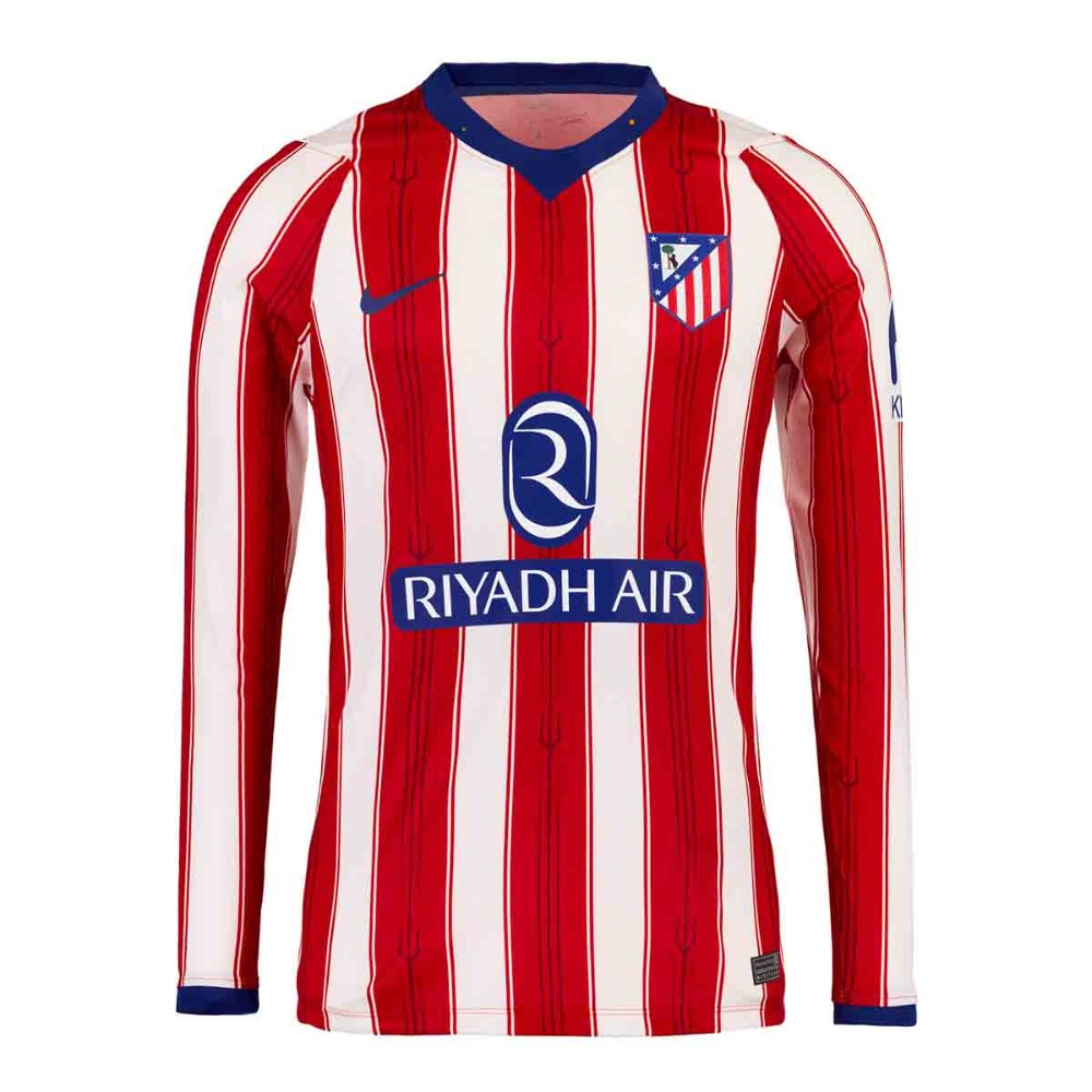 Camiseta Atlético de Madrid Manga Larga 26/27 1 Camiseta de la primera equipación del Atlético de Madrid para la temporada 26/27, versión de manga larga para adulto.