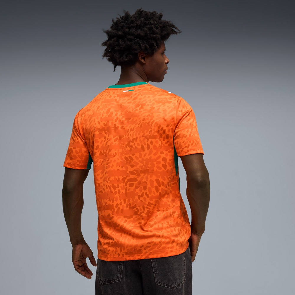 Camiseta Costa de Marfil 2026 4 Camiseta de fútbol de la primera equipación de Costa de Marfil para el Mundial 2026. Uniforme oficial naranja para adulto.