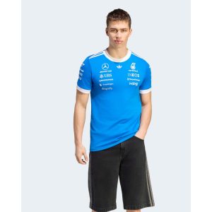 Camisetas F1 7 Vista frontal de la camiseta oficial del equipo de F1 Mercedes-AMG Petronas para la temporada 2026. Diseño para adulto.