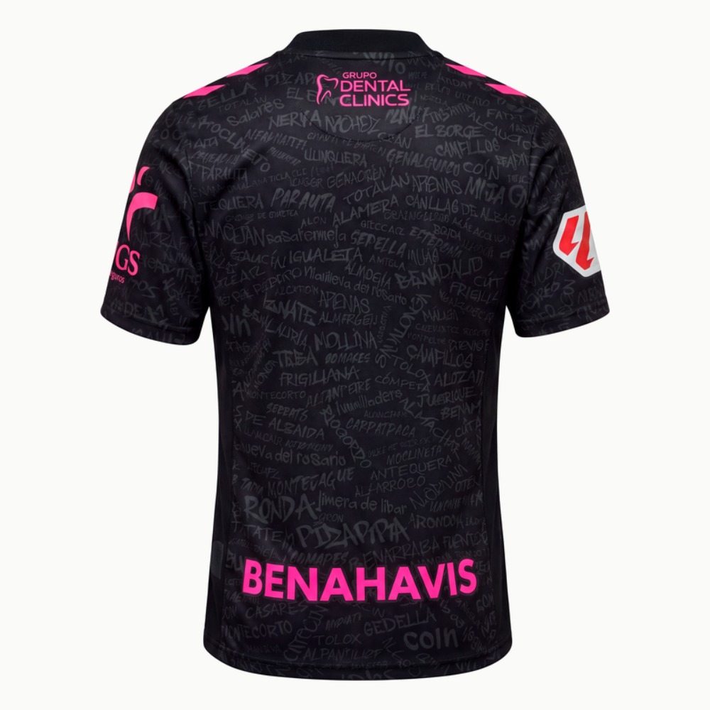 Camiseta Málaga Alternativa 2026/27 4 Camiseta alternativa del Málaga CF para la temporada 2026/27. Vista frontal de la segunda equipación oficial para adulto.