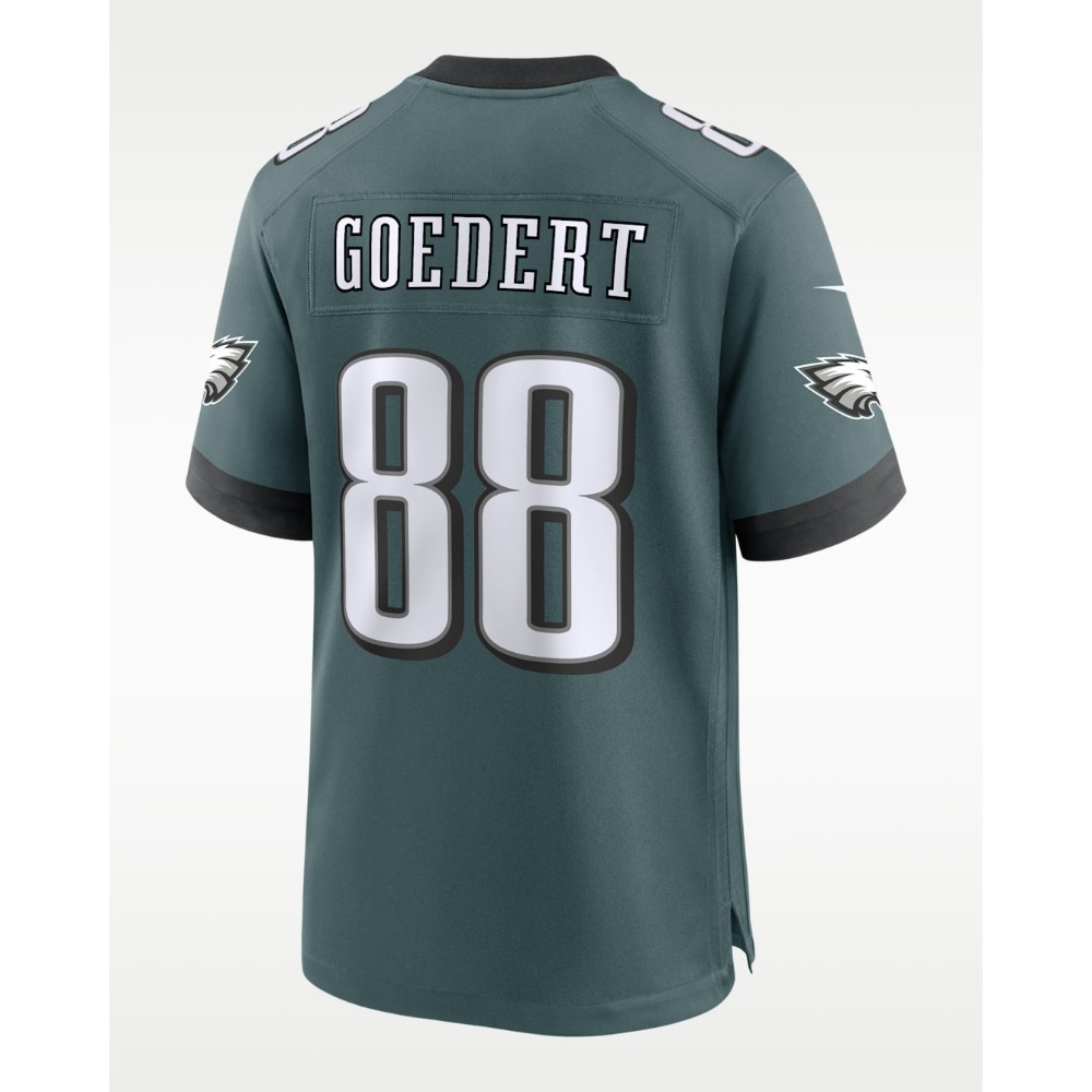 Camiseta NFL Philadelphia Eagles Verde 3 Camiseta oficial de la NFL de los Philadelphia Eagles, primera equipación para adulto. Color verde medianoche y detalles en blanco.