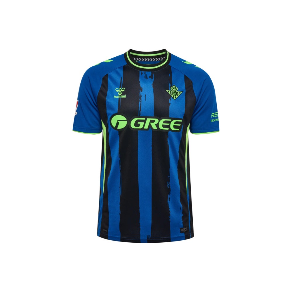 Camiseta Real Betis Alternativa 26/27 1 Camiseta alternativa del Real Betis para la temporada 2026/2027. Tercera equipación oficial del club verdiblanco.