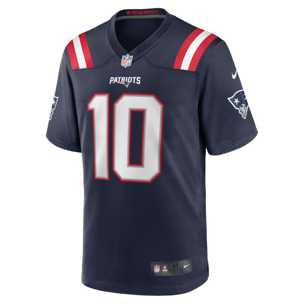 Camista NFL New England Patriots 2026 1 Camiseta primera equipación de los New England Patriots de la NFL 2026 para adulto. Vista frontal de la equipación oficial.