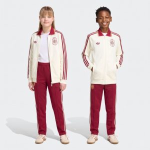 Chándal oficial de España para niño del Mundial 2026. Conjunto de la primera equipación para los pequeños aficionados.