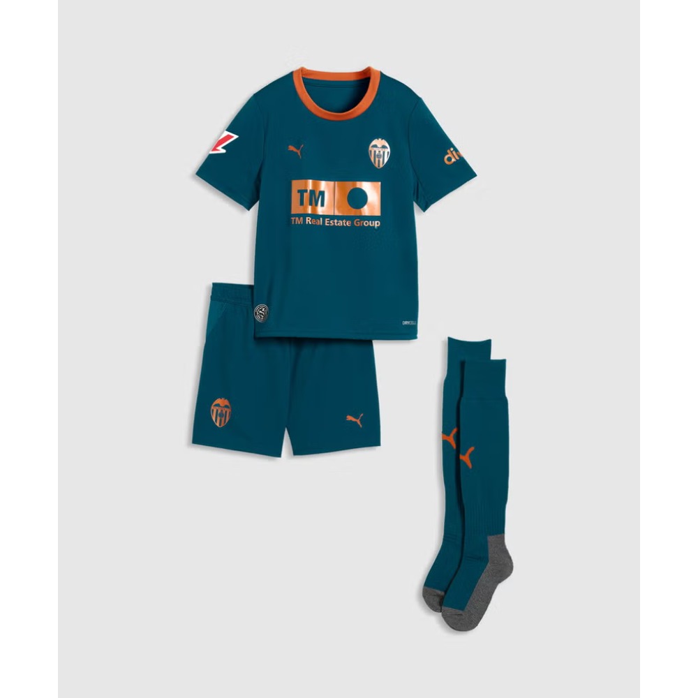 2ª Equipación Valencia Niños 26/27 4 Camiseta de la 2ª equipación del Valencia CF para niños de la temporada 26/27. Uniforme de visitante oficial para infantil.