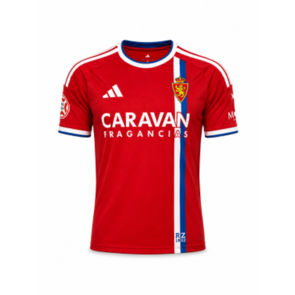 2ª Equipación Zaragoza Niños 26-27 5 Segunda equipación oficial del Real Zaragoza para niños de la temporada 2026-2027. Kit de camiseta y pantalón visitante.