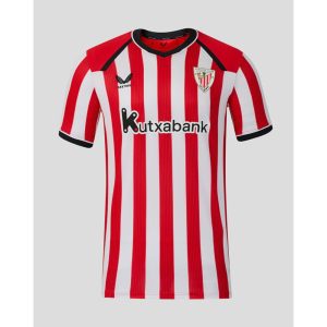 Camisetas del At. de Bilbao 7 Camiseta oficial del Athletic Bilbao para adulto, primera equipación 26/27. Versión Jugador, idéntica a la de los futbolistas.