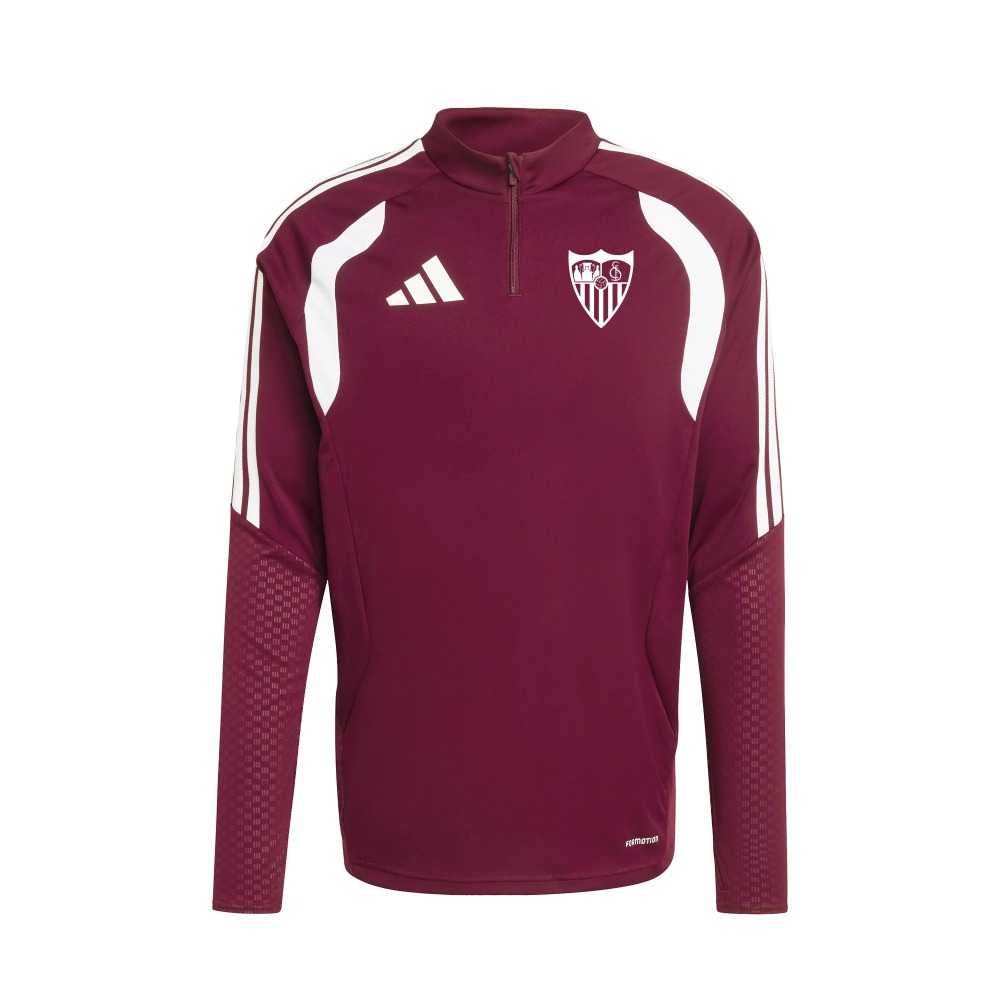 Camiseta Sevilla Entrenamiento M. Larga 26/27 4 Camiseta de entrenamiento del Sevilla FC de manga larga para la temporada 2026/2027. Equipación oficial de training para adulto.