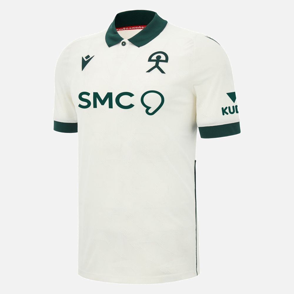 Camiseta UD Almeria Visitante 2026/27 1 Camiseta de fútbol UD Almería, segunda equipación de la temporada 2026/27 para adulto. Vista frontal del uniforme de visitante.