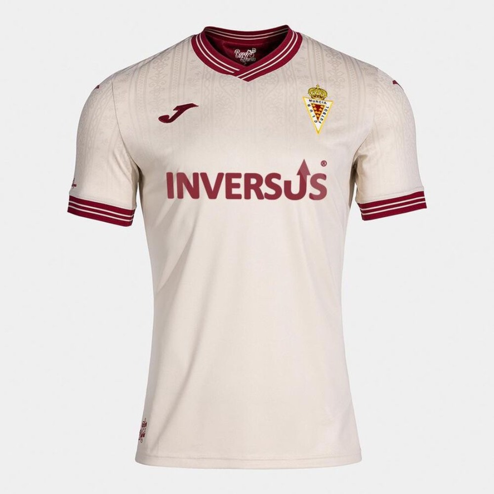 Camiseta Visitante Murcia 26/27 1 Camiseta de fútbol visitante del Real Murcia para la temporada 26/27. Segunda equipación oficial para adulto.